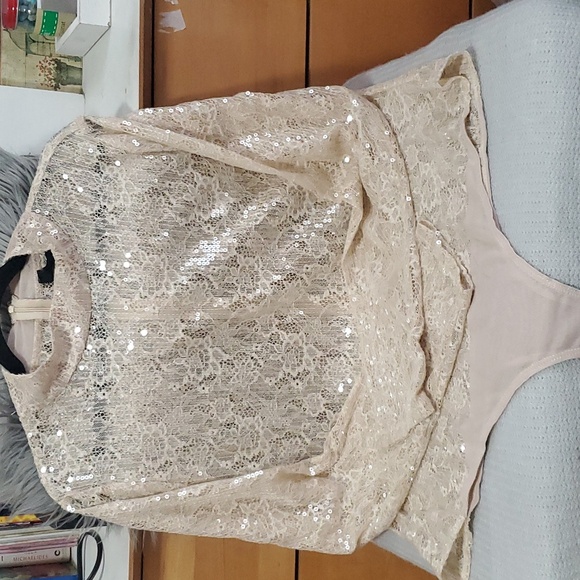 Long sleeve Bodysuit sequin sheer - Picture 2 of 10